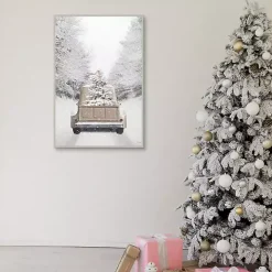 Gold Christmas Framed Art Print