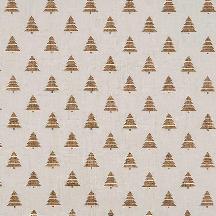 Gold Christmas Tree Napkins, Set of 4