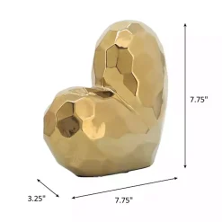 Gold Heart Figurine