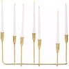Gold Iron Taper Candle Holder