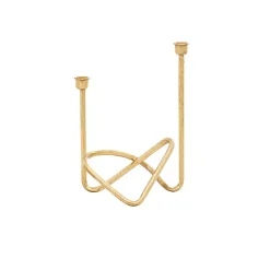 Gold Iron Taper Candle Holder