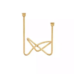 Gold Iron Taper Candle Holder