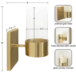 Gold Metal Modern Sconce
