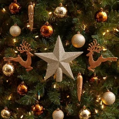 Gold 40-pc. Christmas Ornament & Star Topper Set