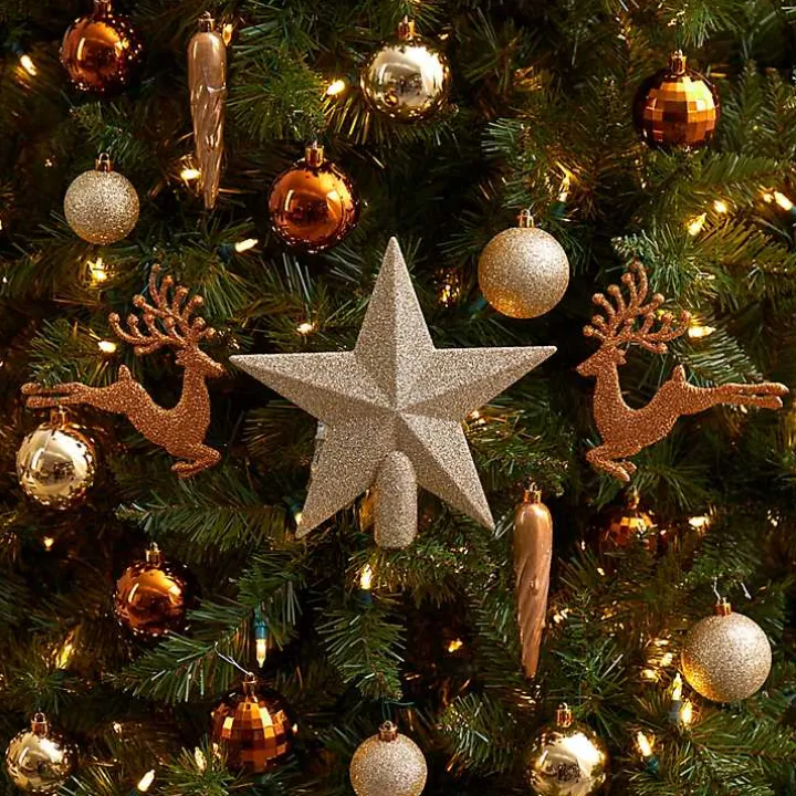 Gold 40-pc. Christmas Ornament & Star Topper Set