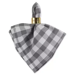 Gold Stamped Harvest Napkin Rings, Set of 4