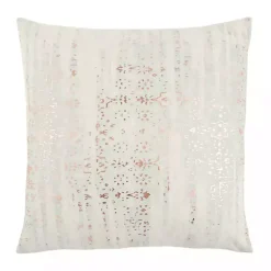 Gold Stripe Cotton Pillow