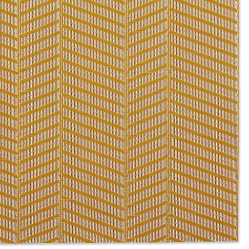 Gold Textured Twill Weave Placemats, Set of 6