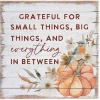Grateful For All Things Wood Wall Plaque