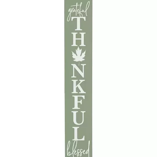 Grateful, Thankful, Blessed Fall Porch Board