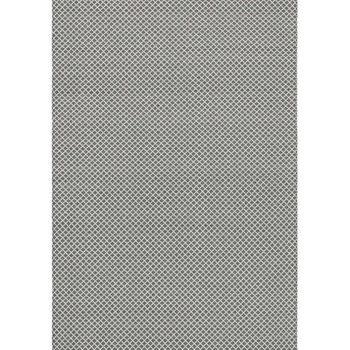 Gray & White Trellis Indoor/Outdoor Rug, 4x6