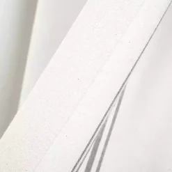 Gray and White Farmhouse Stripe Valance