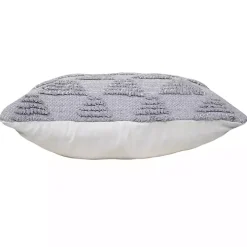 Gray and White Gradient Diamonds Throw Pillow