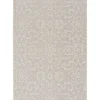 Gray Auckland Damask Outdoor Area Rug, 5x7