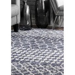 Gray Barbara Moroccan Area Rug, 5x8