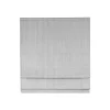Gray Basketweave Cordless Roman Shade, 31 in.