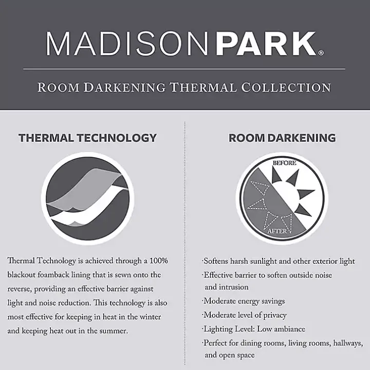 Gray Basketweave Curtain Panel Set, 84 in