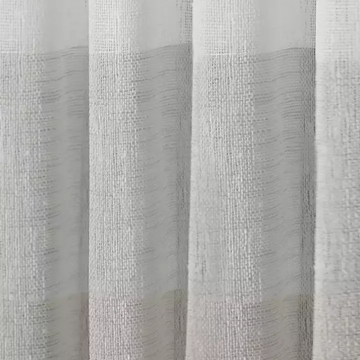 Gray Becky Curtain Panel Set, 96 in.