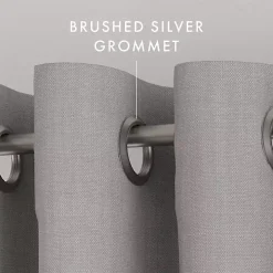 Gray Blackout Curtains, 84 in.