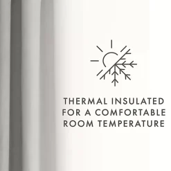 Gray Blackout Curtains, 84 in.