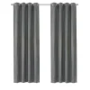 Gray Bryson Textured Curtain Panel, 95 in.