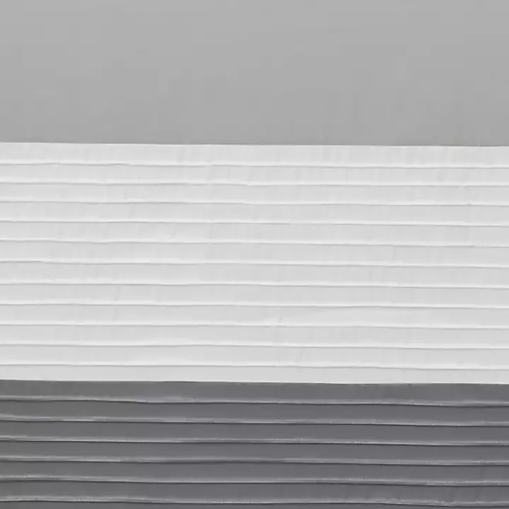 Gray Color Block Striped Curtain Panel, 84 in.