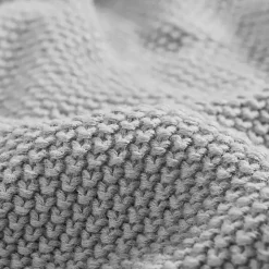 Gray Full/Queen Rylan Knit Blanket