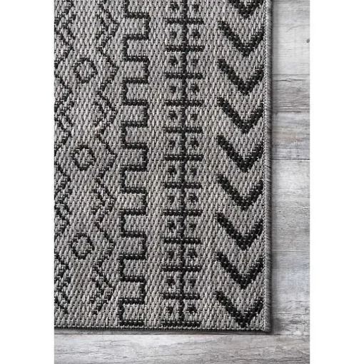 Gray Jamie Outdoor Area Rug, 6x9