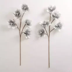 Gray Japanese Magnolia Sprays, Set of 2