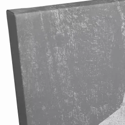 Gray Joy Script Canvas Art Print