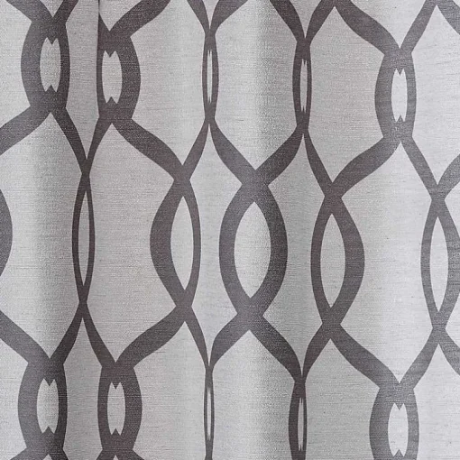 Gray Kenzie Curtain Panel Set, 96 in