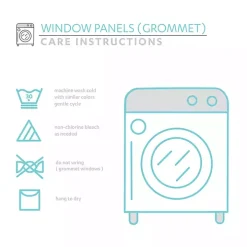 Gray Lush Insulated Curtain Panel Set, 120 in.