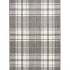 Gray Priya Plaid Indoor/Outdoor Area Rug, 7x9