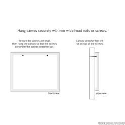 Gray Pumpkins Autumn Harvest Canvas Art Print