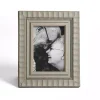 Gray Scalloped Edge Picture Frame