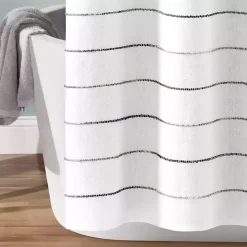 Gray Stripe Ombre Shower Curtain