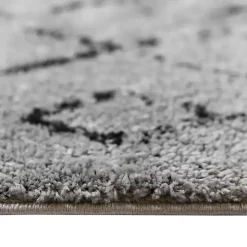 Gray Striped Diamond Runner