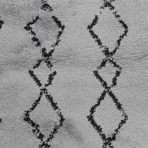 Gray Striped Diamond Runner