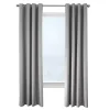 Gray Thatched Blackout Curtain Panel, 63 in.