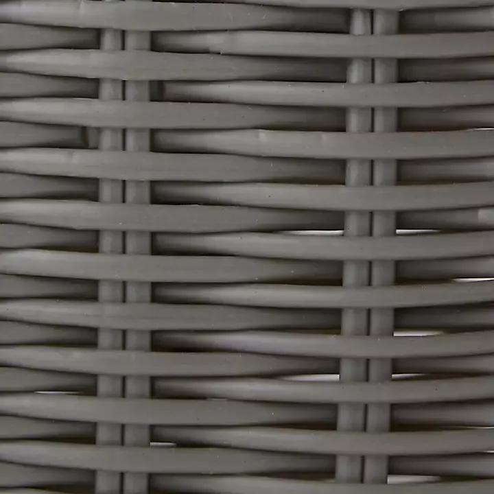 Gray Woven Bone Shaped Basket, 17 in.