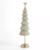 Green and Gold Tiered Christmas Tree, 23 in.