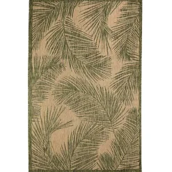 Green Cabo Palm Indoor Outdoor Area Rug, 8x10