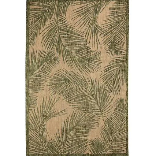 Green Cabo Palm Indoor Outdoor Area Rug, 8x10