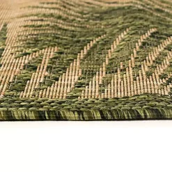 Green Cabo Palm Indoor Outdoor Area Rug, 8x10