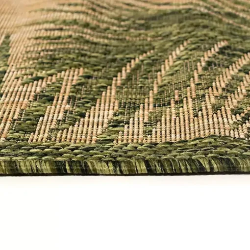 Green Cabo Palm Indoor Outdoor Area Rug, 8x10