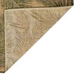 Green Cabo Palm Indoor Outdoor Area Rug, 8x10