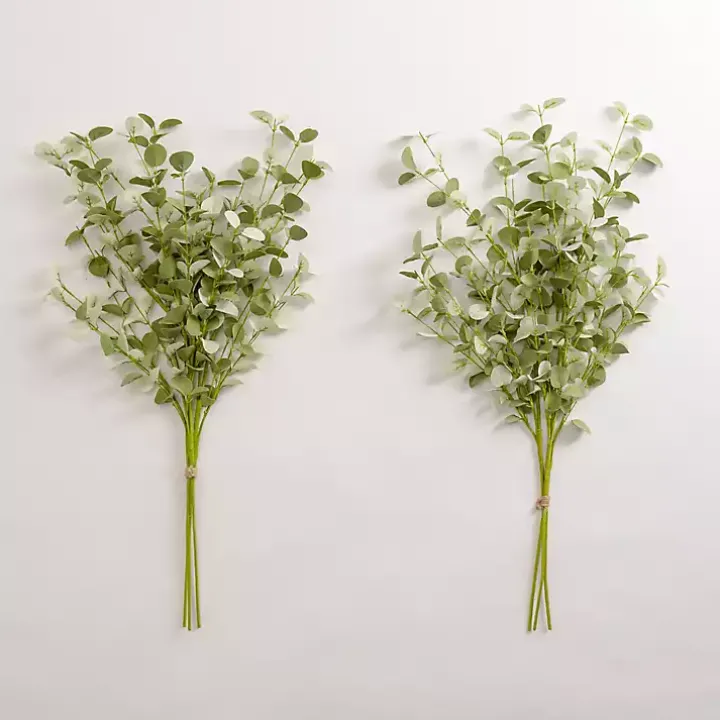 Green Eucalyptus Bundles, Set of 2