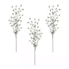 Green Foliage Branch Stems, Set of 3