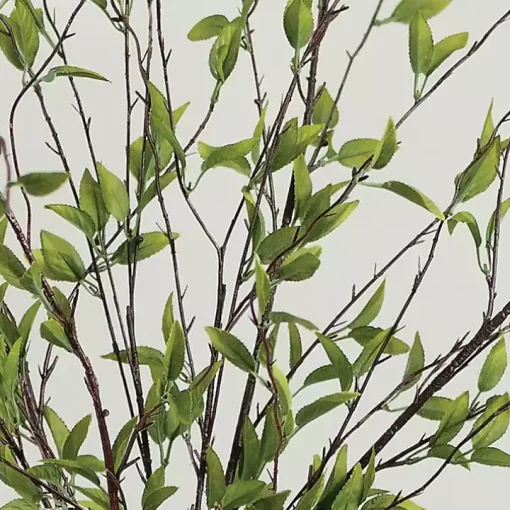 Green Foliage Branch Stems, Set of 3