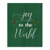 Green Joy to the World Canvas Art Print